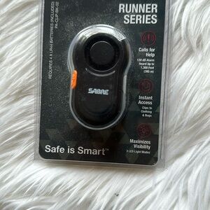 Sabre Runner Series Personal Alarm with Clip + LED Light